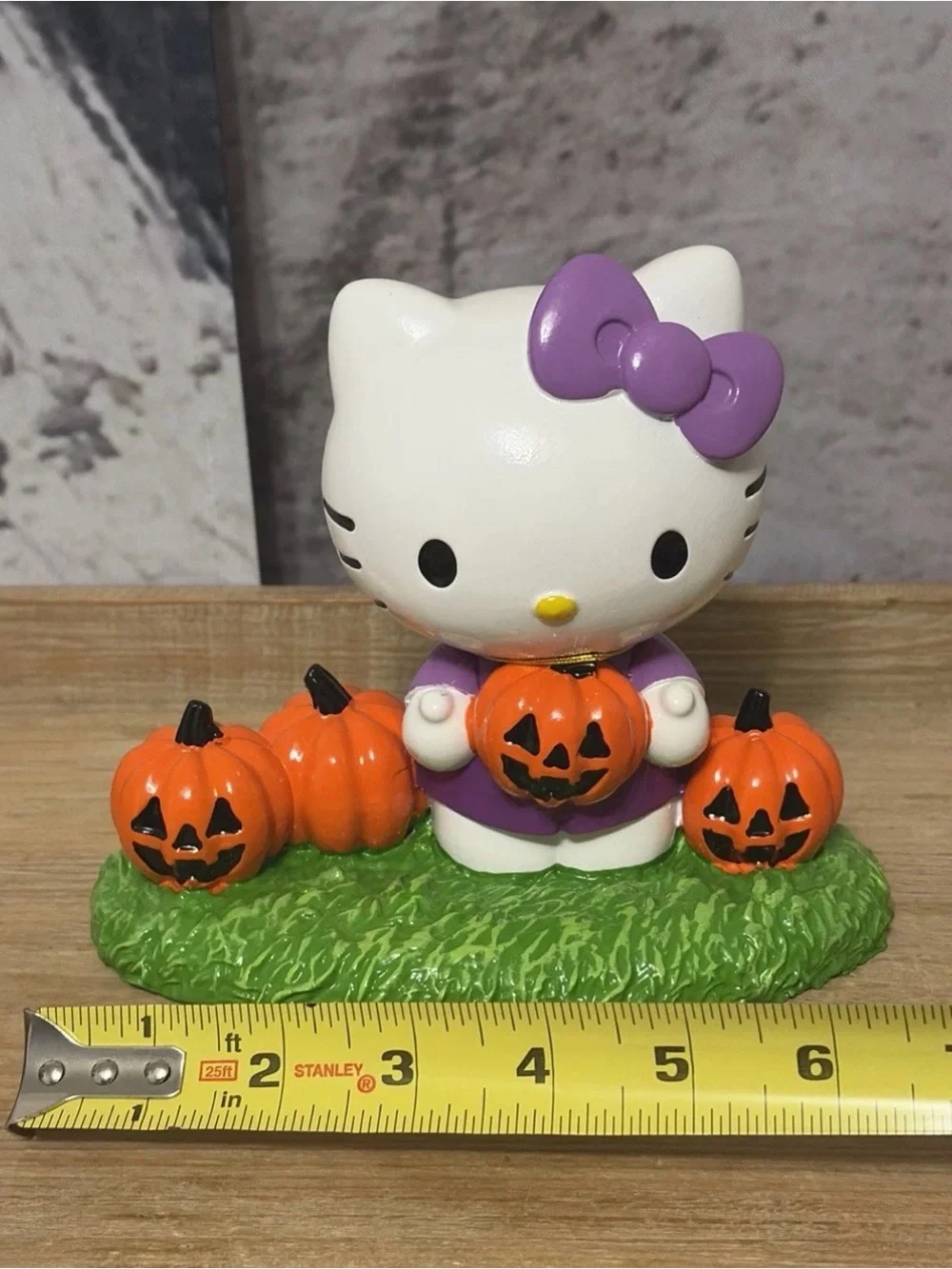 Sanrio Hello Kitty Halloween Figure in White, Purple & Orange